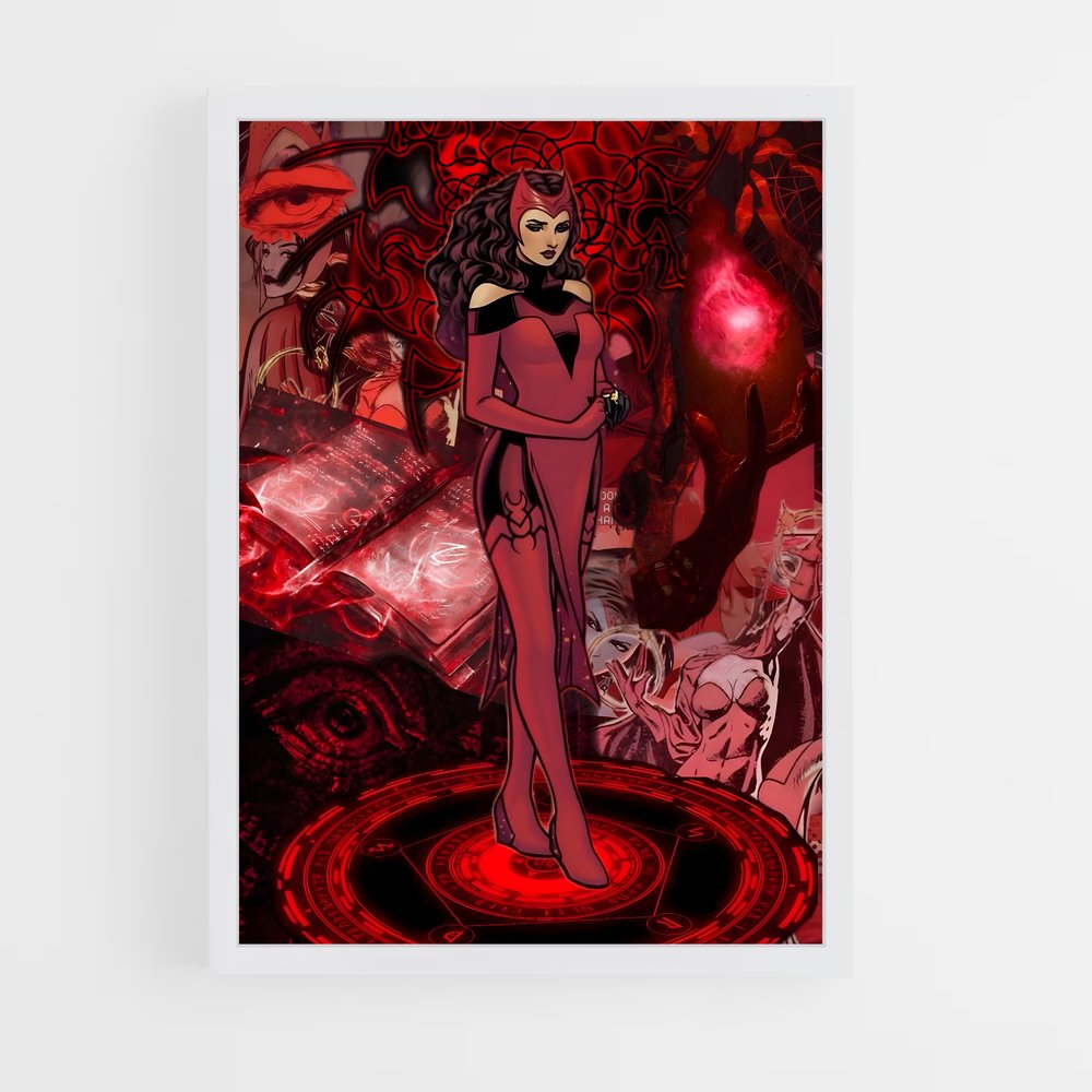 ap-scarlet witch-10 cadre Blanc