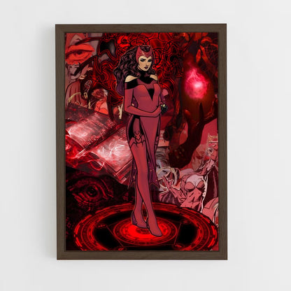ap-scarlet witch-10 cadre Bois foncé