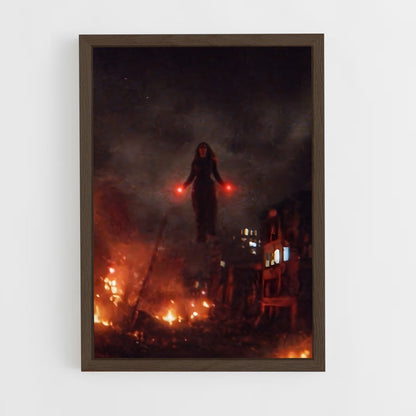 ap-scarlet witch-2 cadre Bois foncé