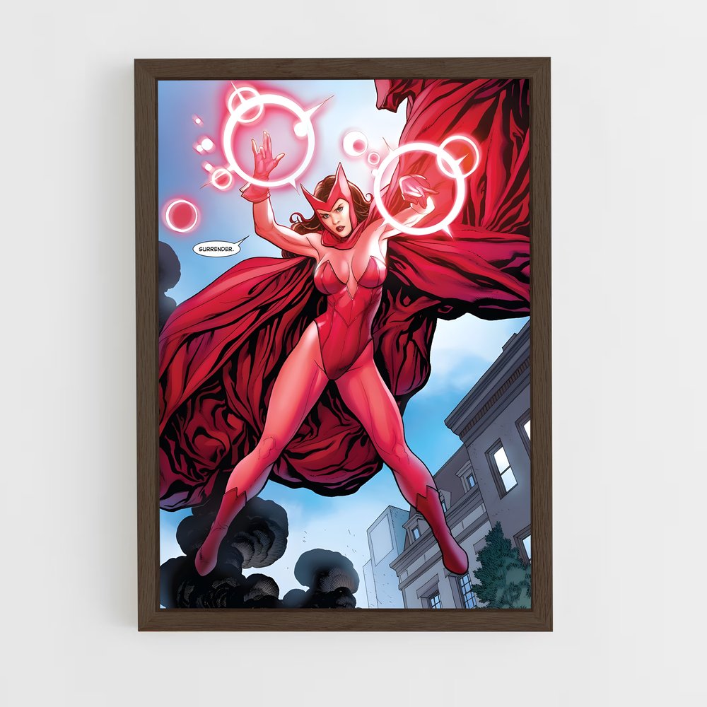 ap-scarlet witch-4 cadre Bois foncé