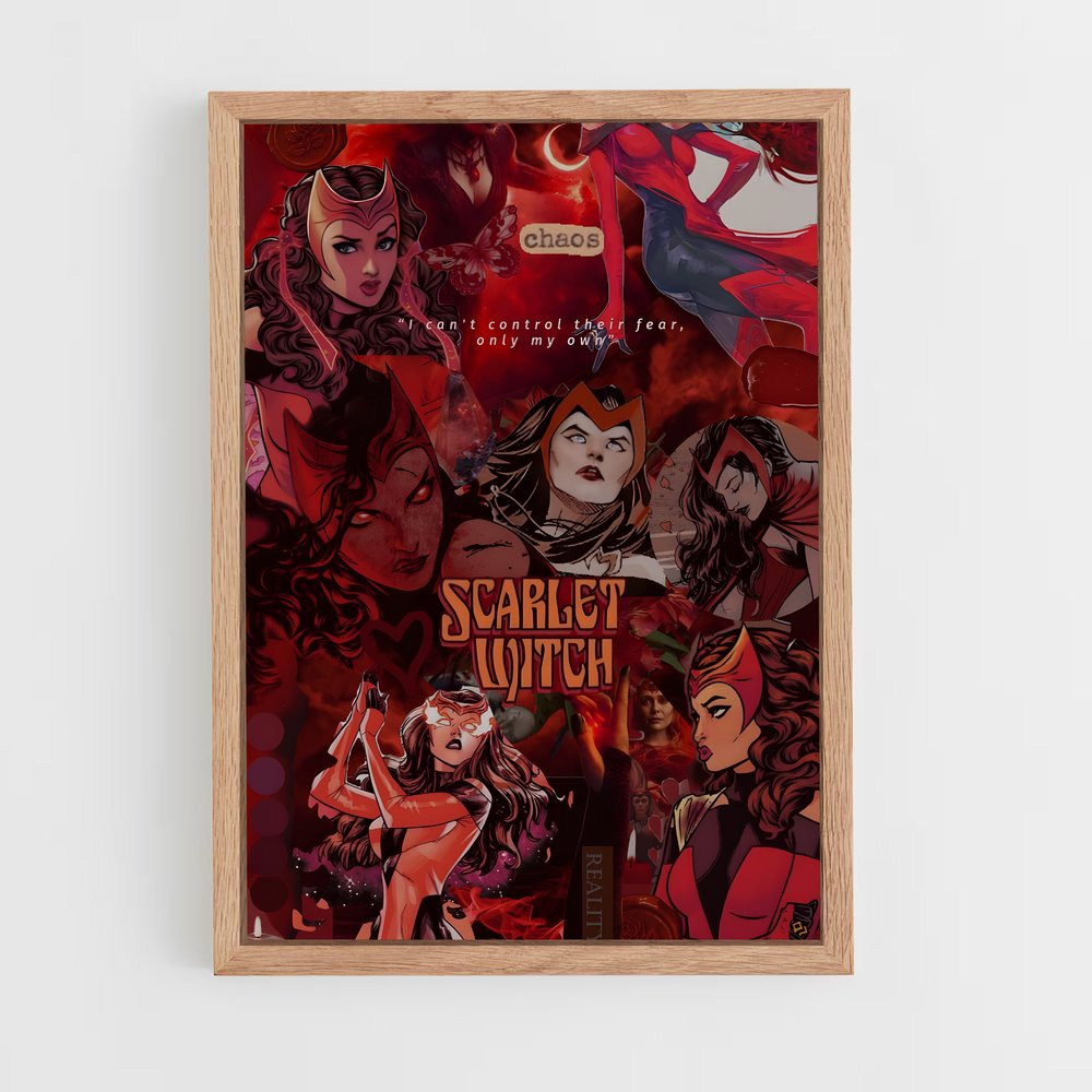 ap-scarlet witch-5 cadre Bois clair