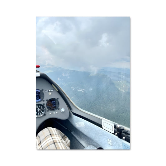 Poster Vol au Dessus des Montagnes