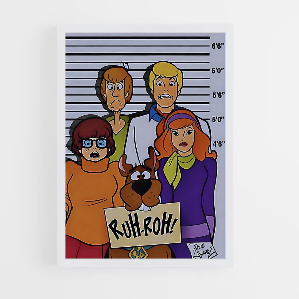 ap-scooby-doo-1 cadre Blanc