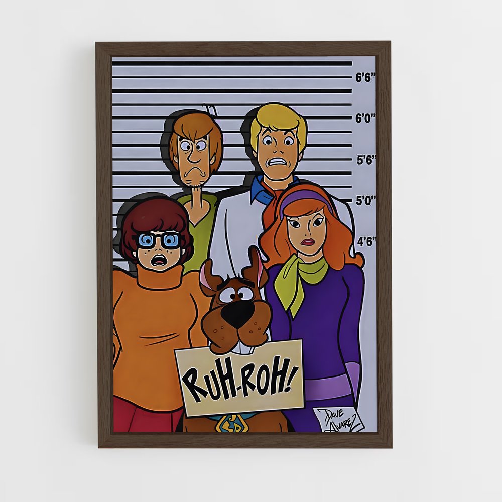 ap-scooby-doo-1 cadre Bois foncé