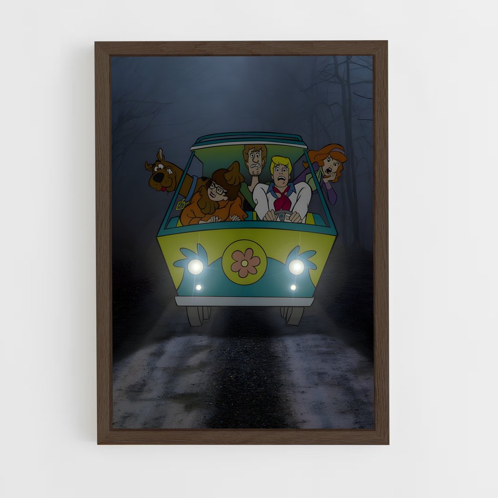 ap-scooby-doo-2 cadre Bois foncé
