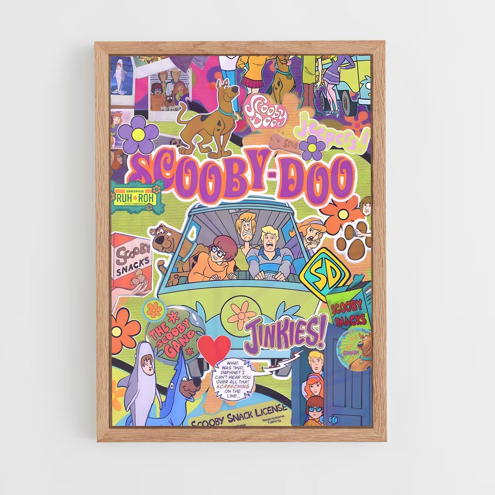 ap-scooby-doo-4 cadre Bois clair