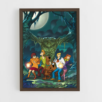 ap-scooby-doo-5 cadre Bois foncé