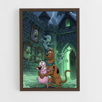 ap-scooby-doo-8 cadre Bois foncé