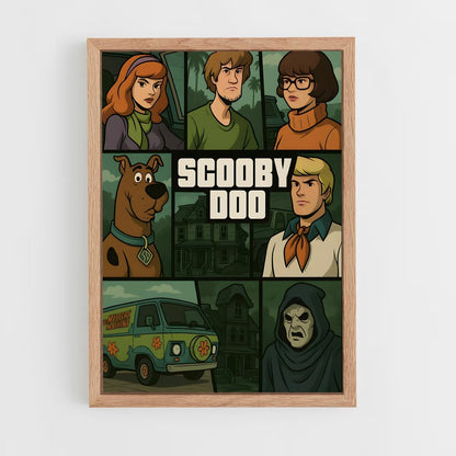 ap-scooby-doo-9 cadre Bois clair