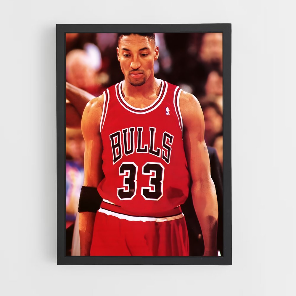 ap-scottie pippen-6 cadre Noir