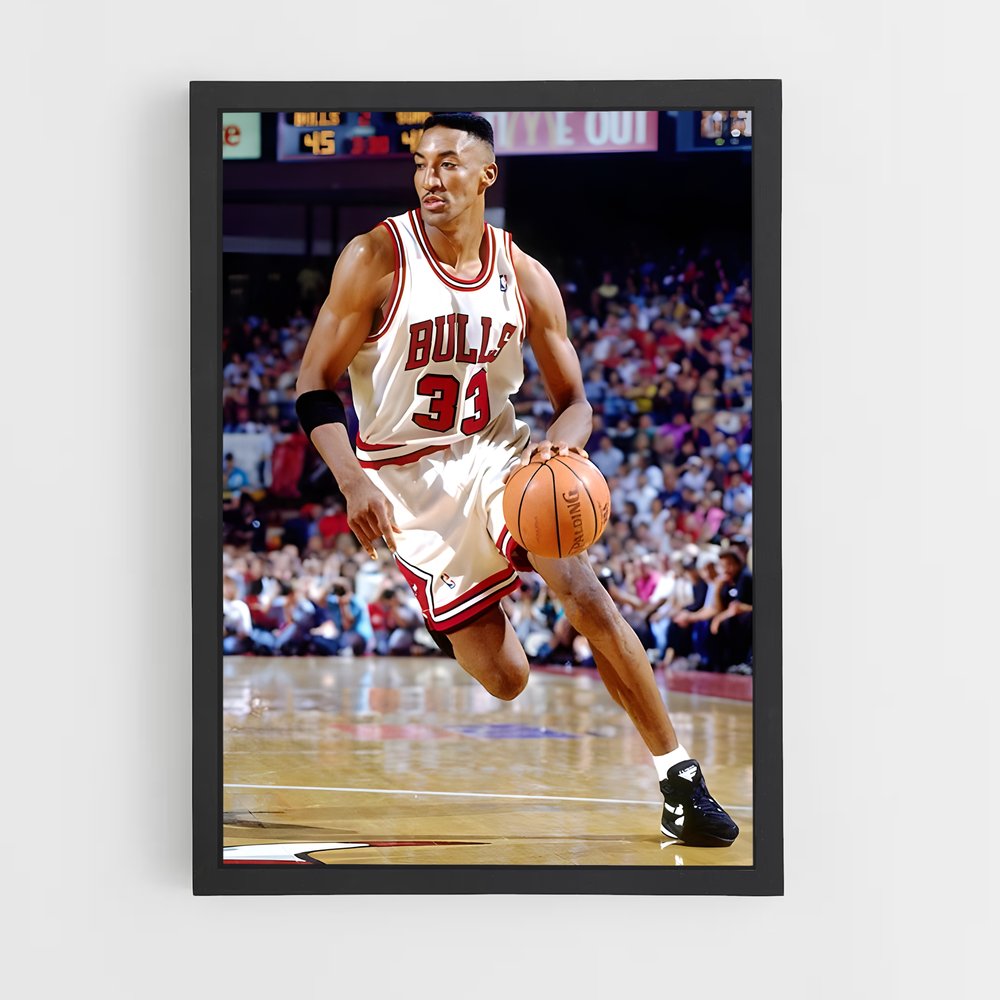 ap-scottie pippen-7 cadre Noir
