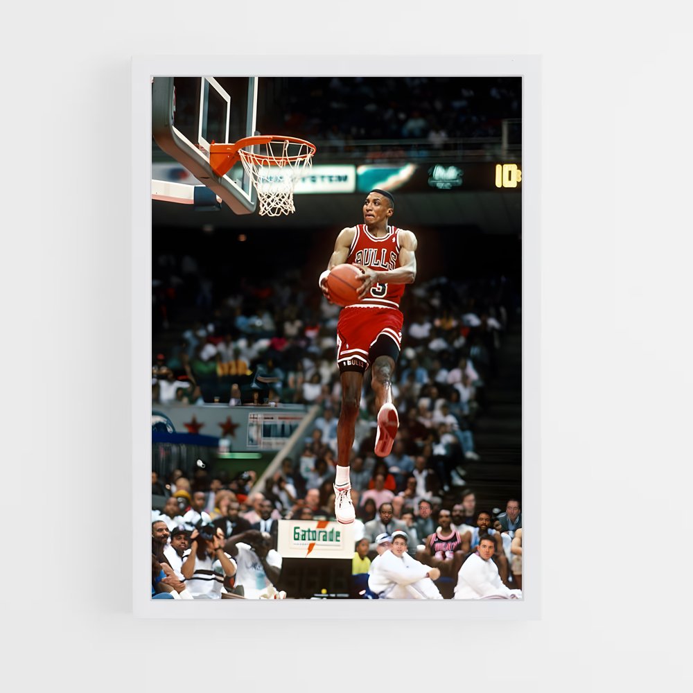 ap-scottie pippen-8 cadre Blanc