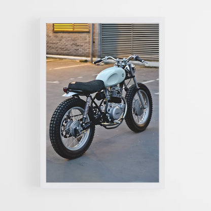ap-scrambler cafe racer-4 cadre Blanc