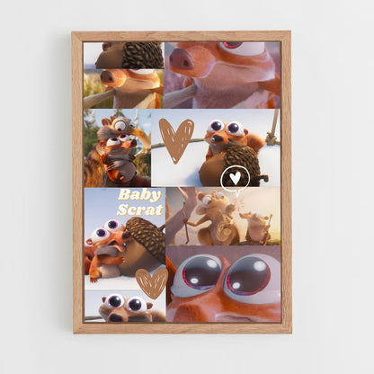 ap-scrat-6 cadre Bois clair
