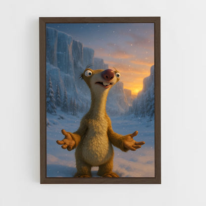 ap-scrat-8 cadre Bois foncé