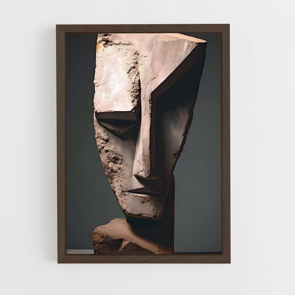 ap-sculpture-1 cadre Bois foncé