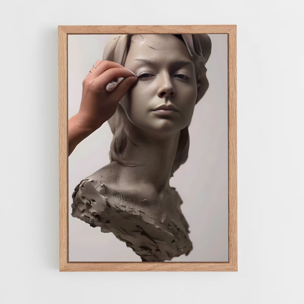 ap-sculpture-15 cadre Bois clair