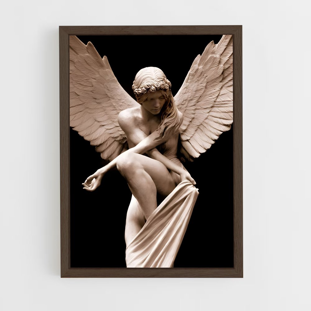 ap-sculpture-19 cadre Bois foncé