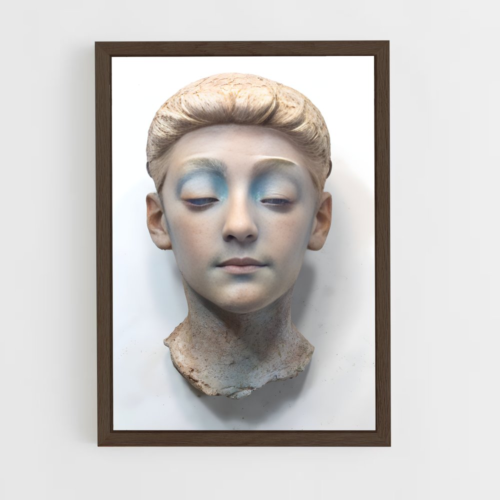 ap-sculpture-20 cadre Bois foncé