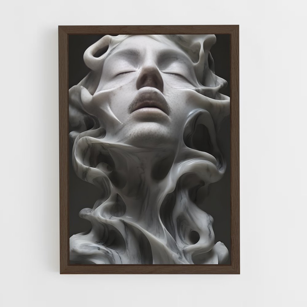 ap-sculpture-9 cadre Bois foncé
