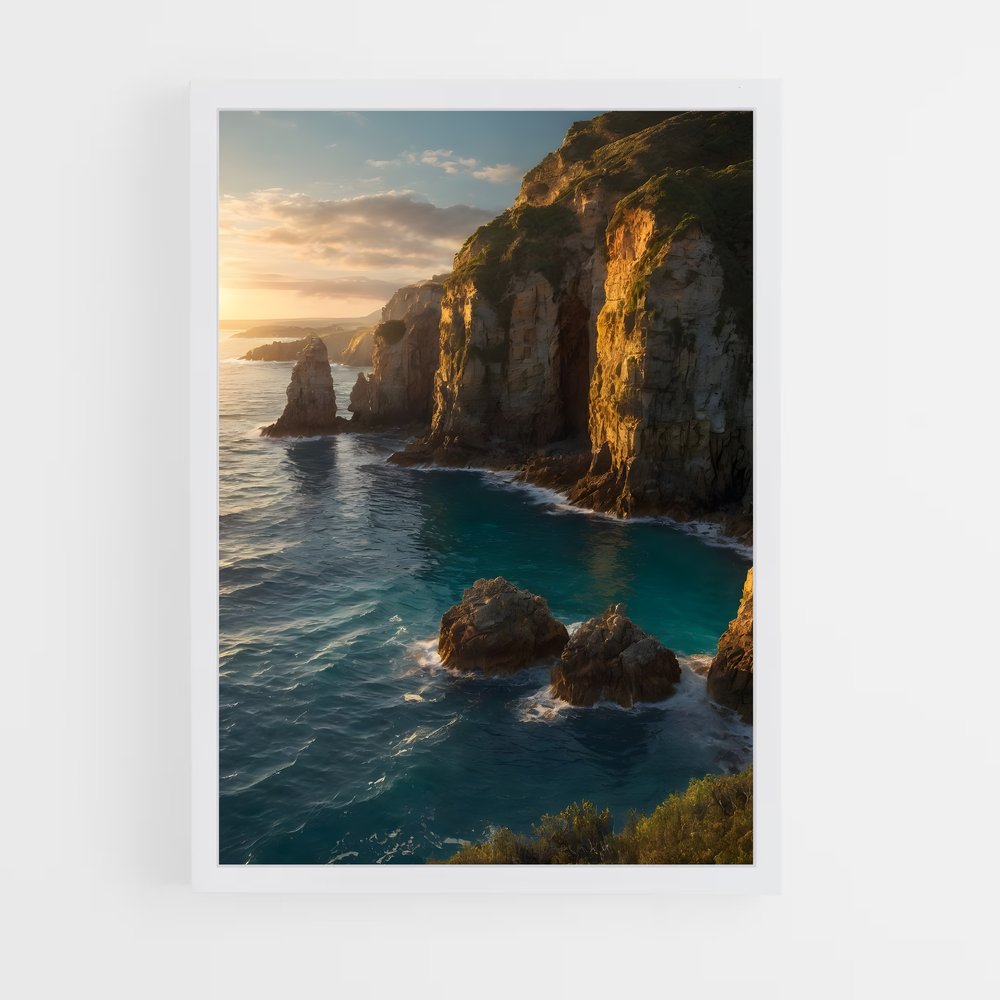 ap-sea cliff-1 cadre Blanc