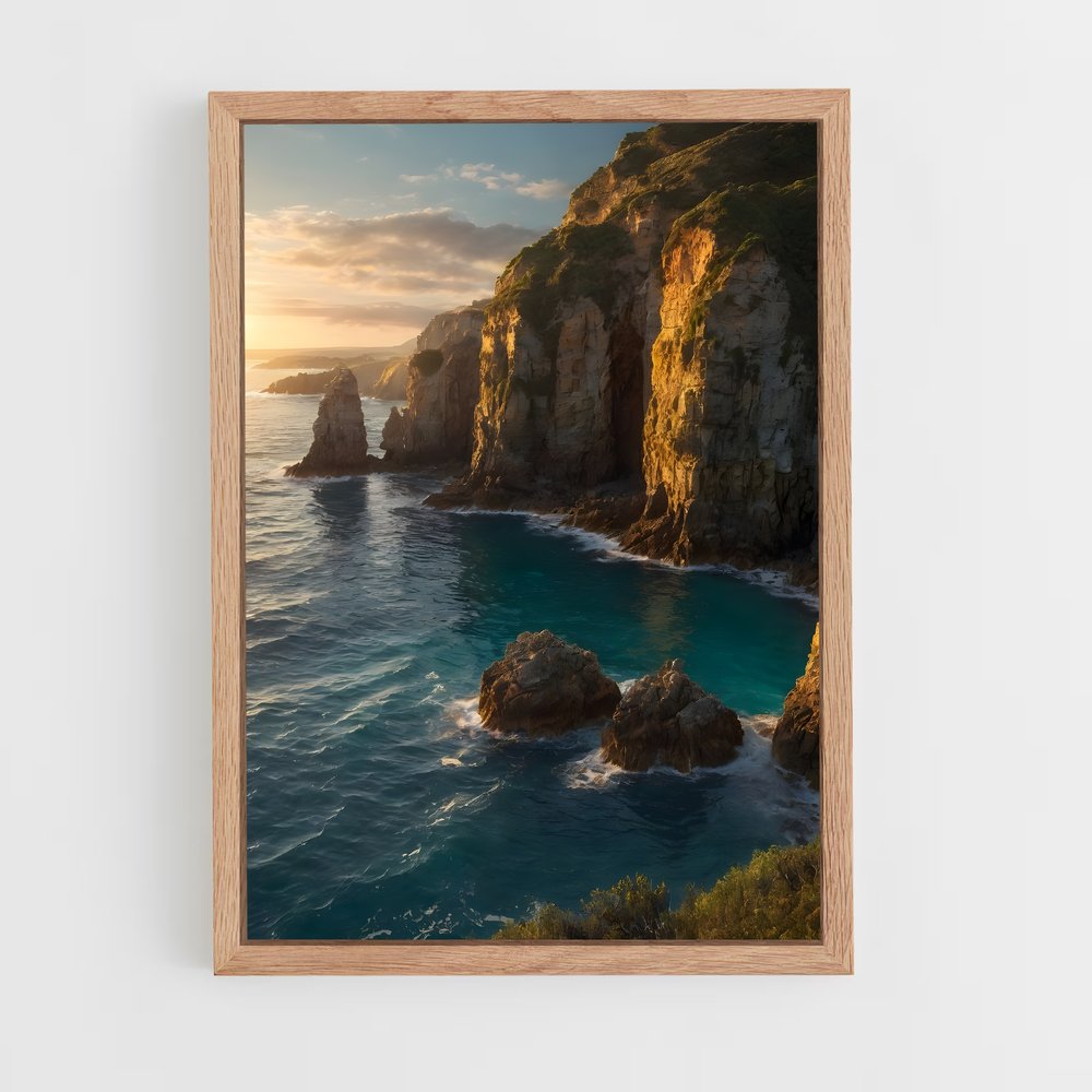 ap-sea cliff-1 cadre Bois clair