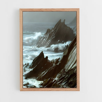 ap-sea cliff-7 cadre Bois clair
