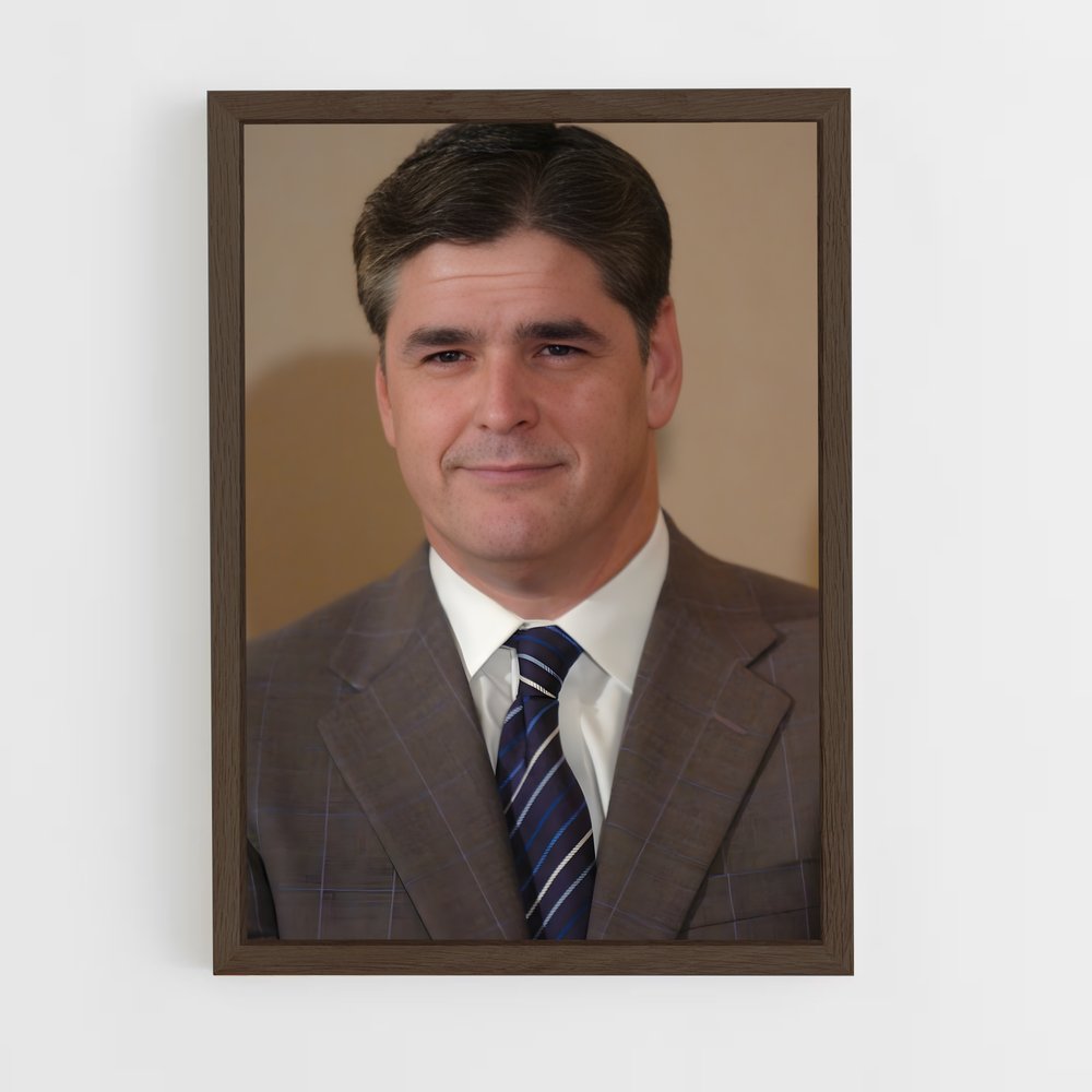 ap-sean hannity-2 cadre Bois foncé