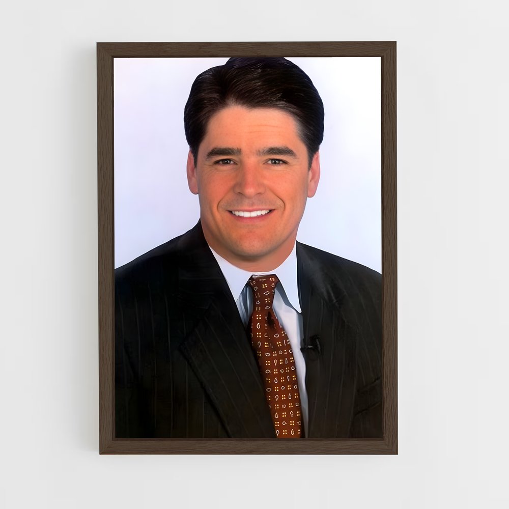ap-sean hannity-3 cadre Bois foncé