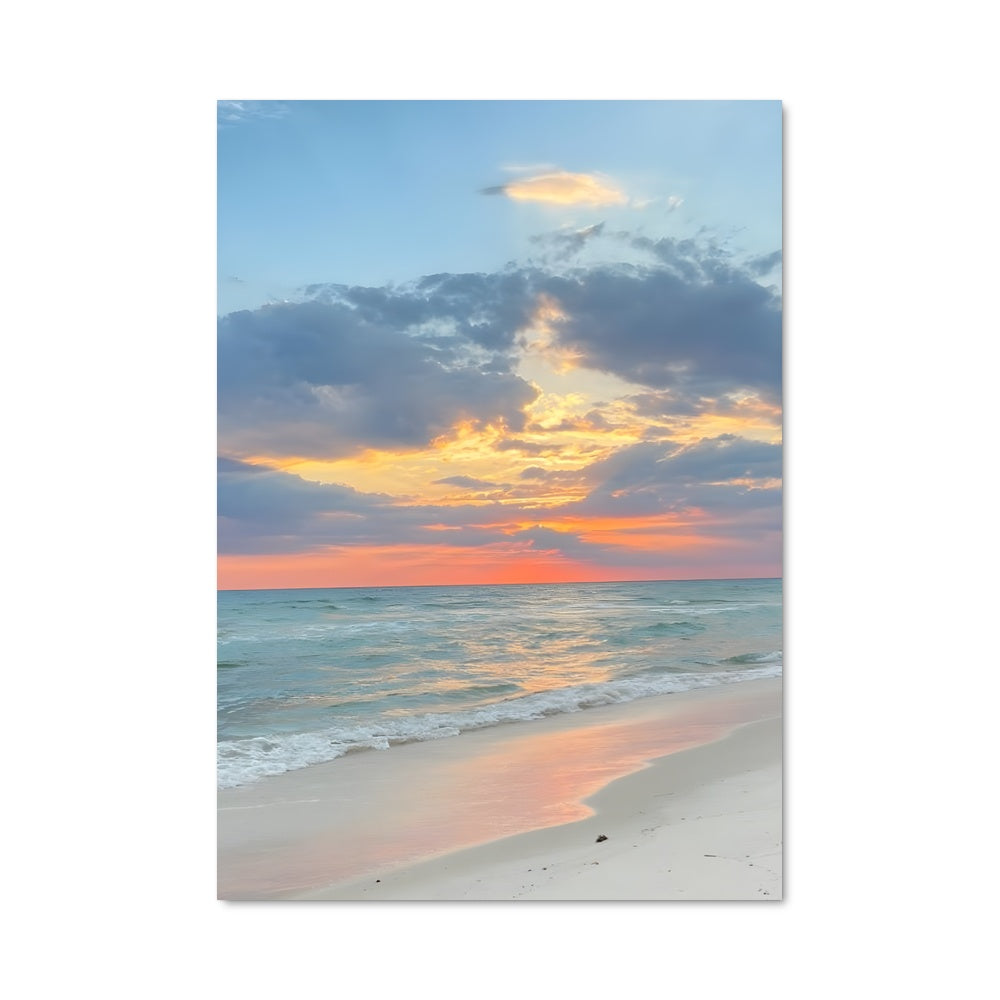 Poster Soleil Couchant sur la Plage
