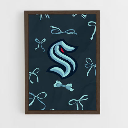 ap-seattle kraken-3 cadre Bois foncé