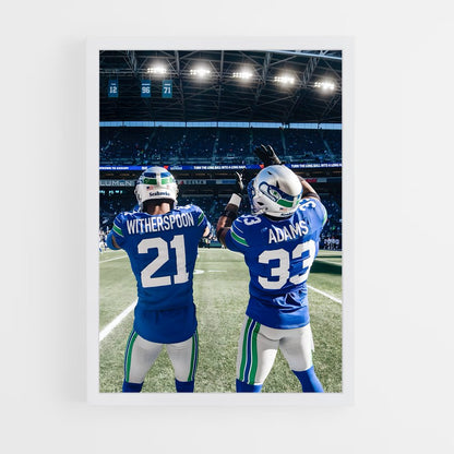 ap-seattle seahawks-4 cadre Blanc