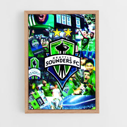 ap-seattle sounders fc-1 cadre Bois clair