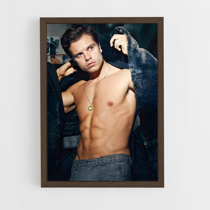 ap-sebastian stan-7 cadre Bois foncé