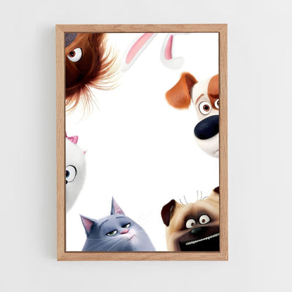 ap-secret life of pets-3 cadre Bois clair