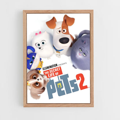 ap-secret life of pets-8 cadre Bois clair