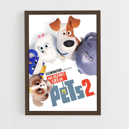 ap-secret life of pets-8 cadre Bois foncé
