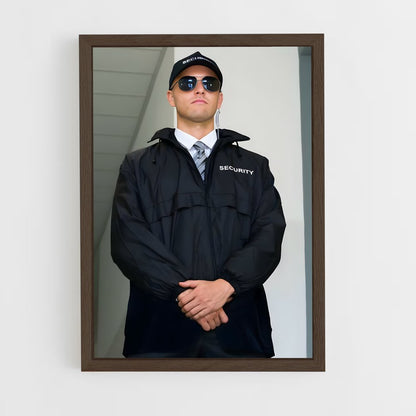 ap-security guard-1 cadre Bois foncé