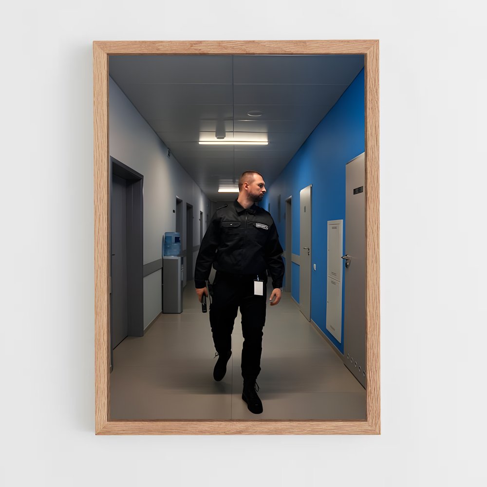 ap-security guard-6 cadre Bois clair