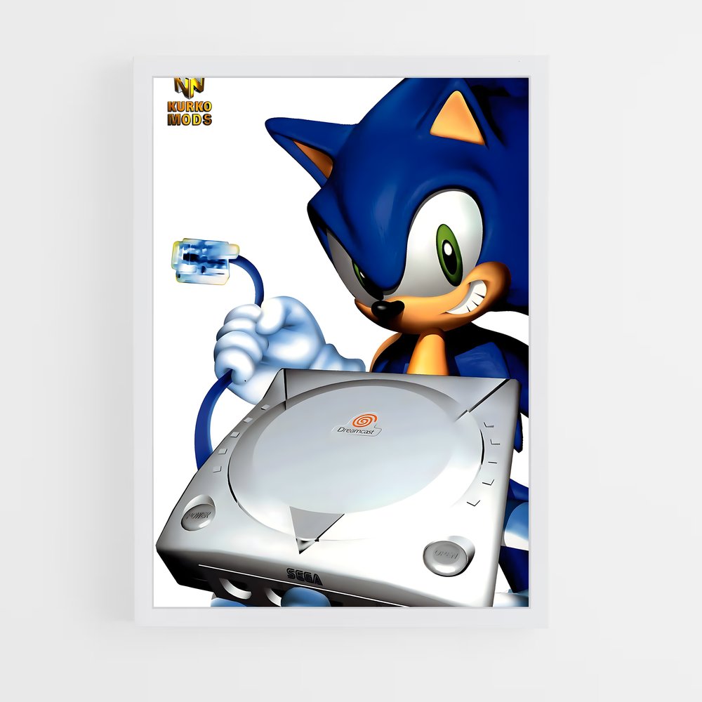 ap-sega dreamcast-2 cadre Blanc