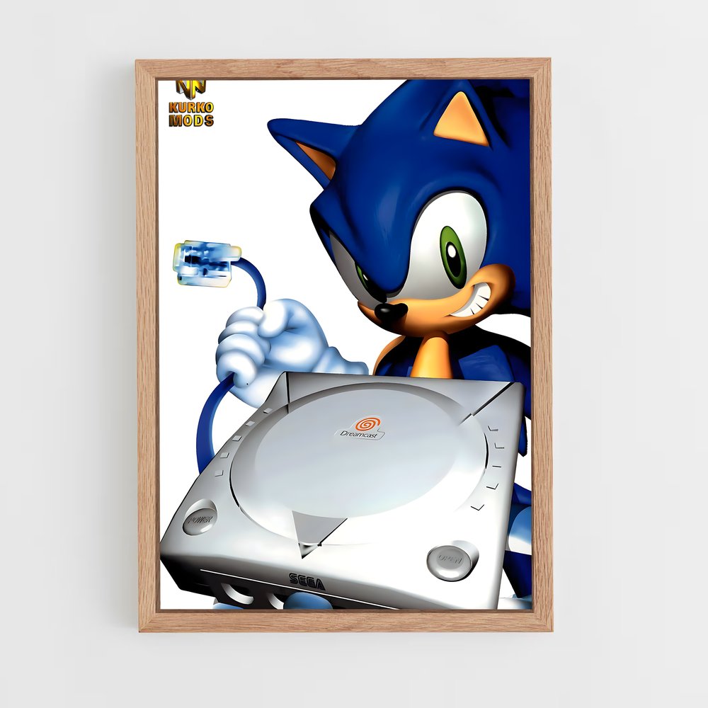 ap-sega dreamcast-2 cadre Bois clair