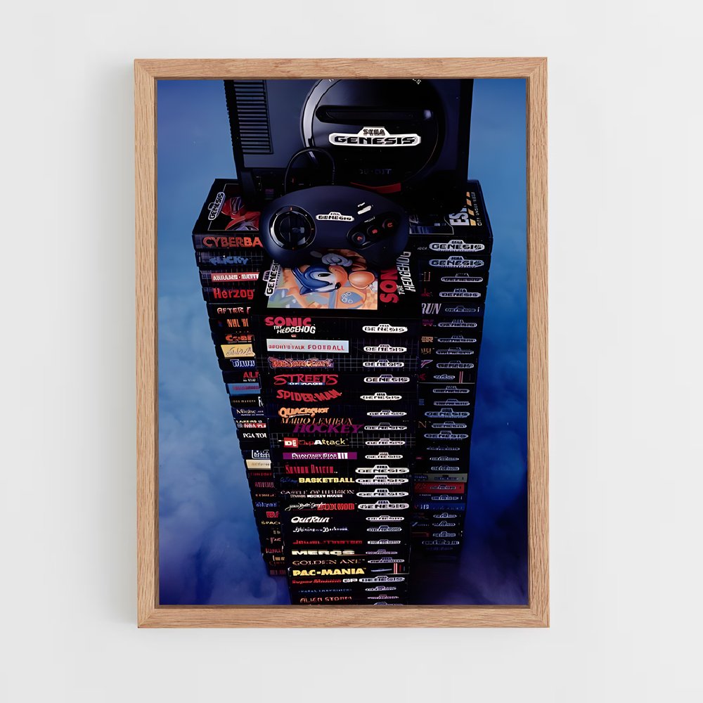 ap-sega genesis-1 cadre Bois clair