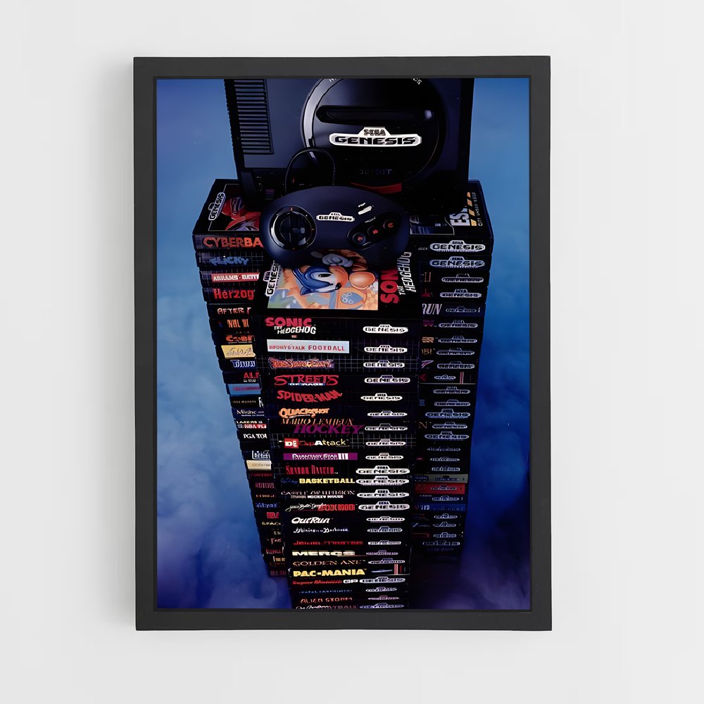 ap-sega genesis-1 cadre Noir