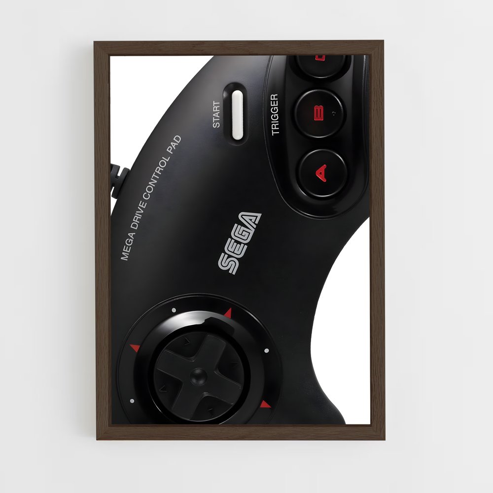 ap-sega genesis-3 cadre Bois foncé
