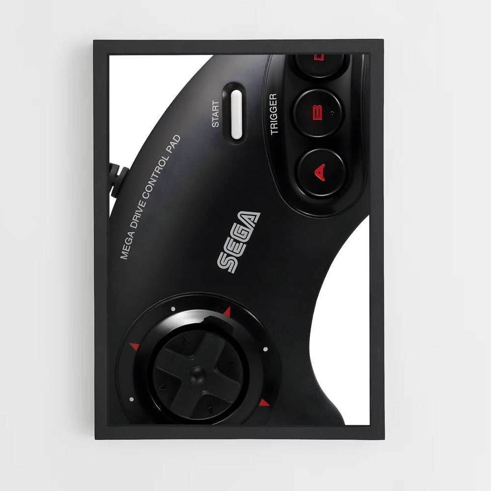 ap-sega genesis-3 cadre Noir