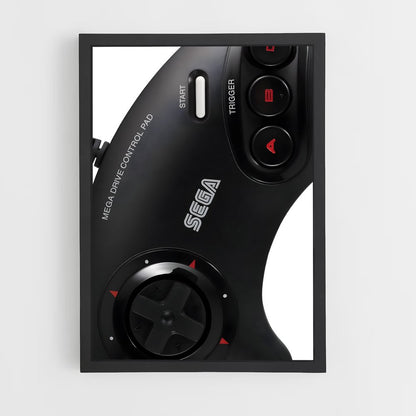 ap-sega genesis-3 cadre Noir