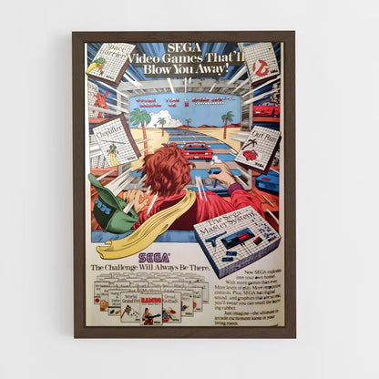 ap-sega master system-1 cadre Bois foncé