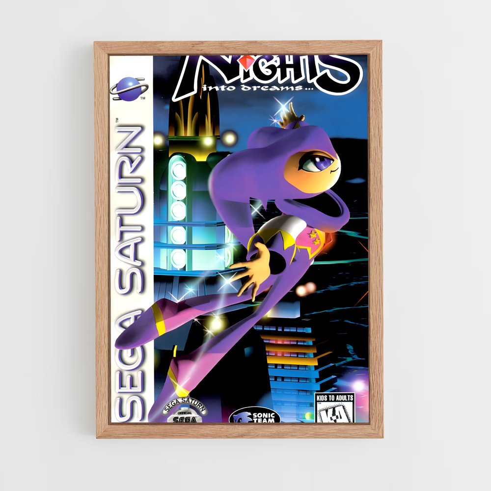 ap-sega saturn-1 cadre Bois clair