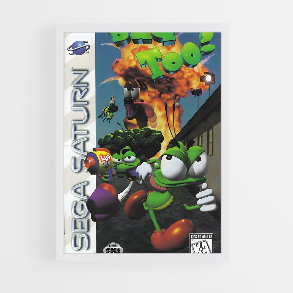 ap-sega saturn-3 cadre Blanc
