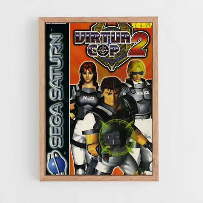 ap-sega saturn-4 cadre Bois clair